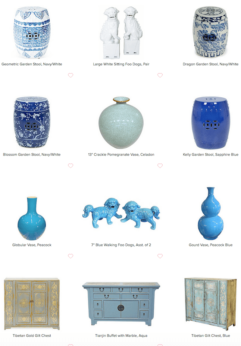 favorite home furnishing sources - Legend of Asia