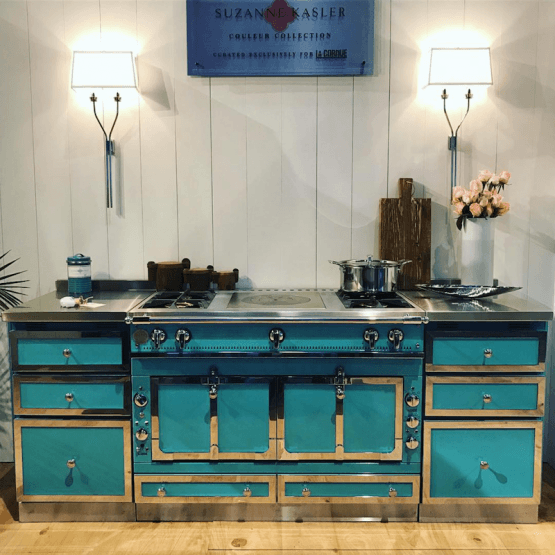 La Cornue range colorway Basilica by Suzanne Kasler Laurel Home