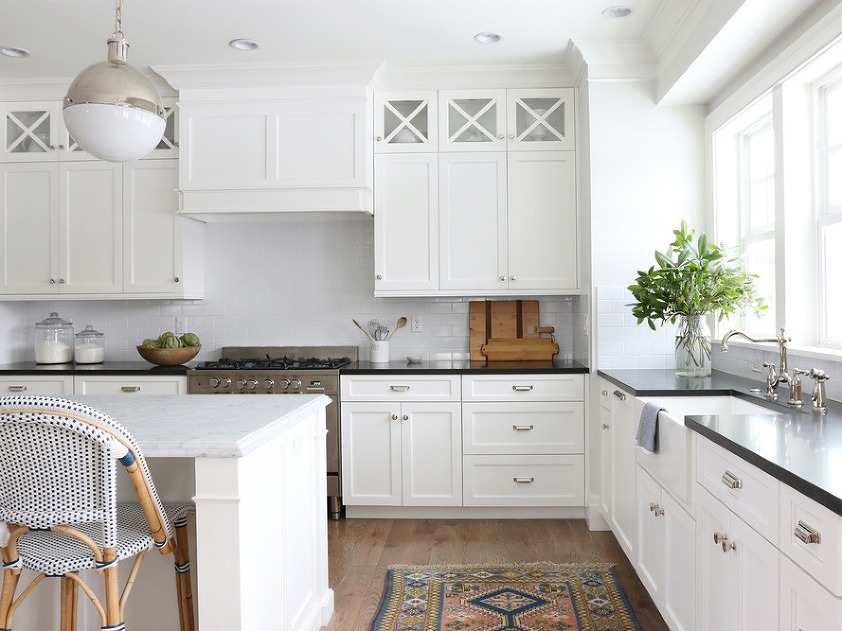 this is not a boring white kitchen