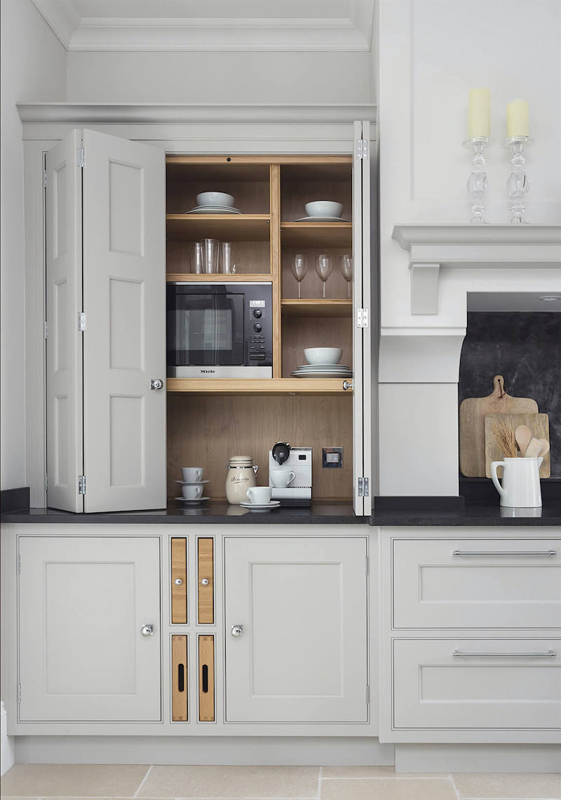 lewis alderson kitchen cabinets - farrow and ball dimpse - interior design trends 2021 - beautiful pale gray