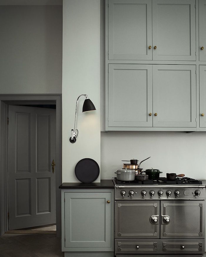 Farrow and Ball Lamproom Gray - 12 Farrow and Ball Kitchen Cabinet Colors - For the perfect English Kitchen