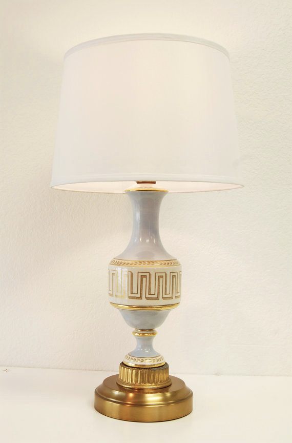 Fabulous one of a kind vintage cordless table lamp by Modern Lantern