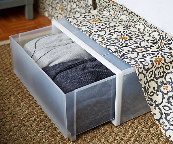 under bed storage - Make small rooms look bigger
