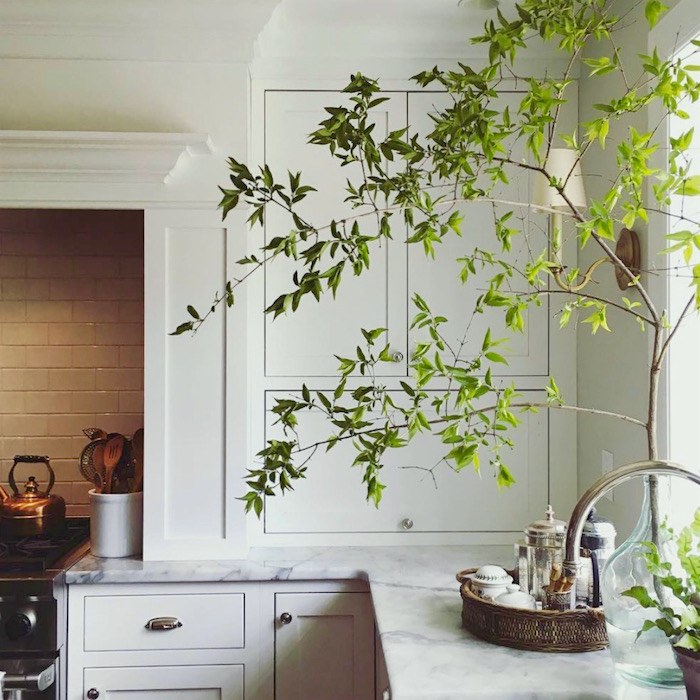 Superb decorating by Maura Endres - @m.o.endres on instagram - Love her gorgeous kitchen