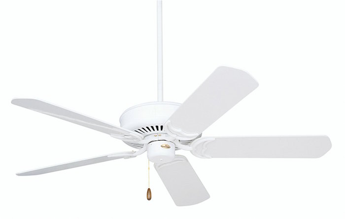 Emerson Ceiling Fans CF755WW Designer 52-Inch Energy Star Ceiling Fan, Light Kit Adaptable, Appliance White Finish