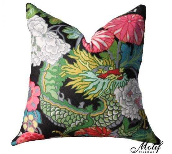 motif pillow - chiang mai dragon from etsy