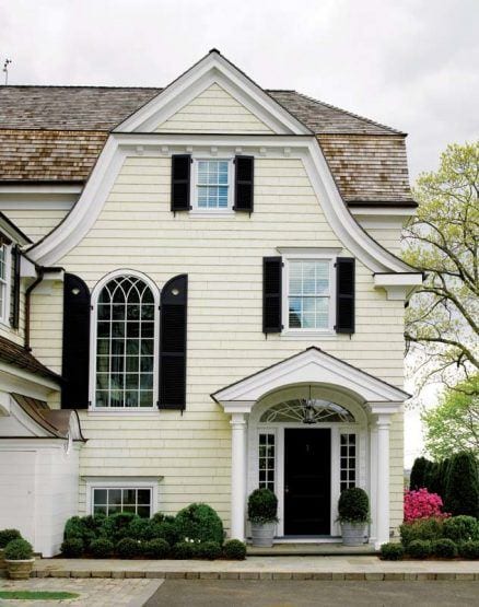 Exterior Paint Colors Cream White And Black Shutters Exterior Paint Colors Cream White And Black Shutters Door Brooks Falotico Photo Tria Giovan