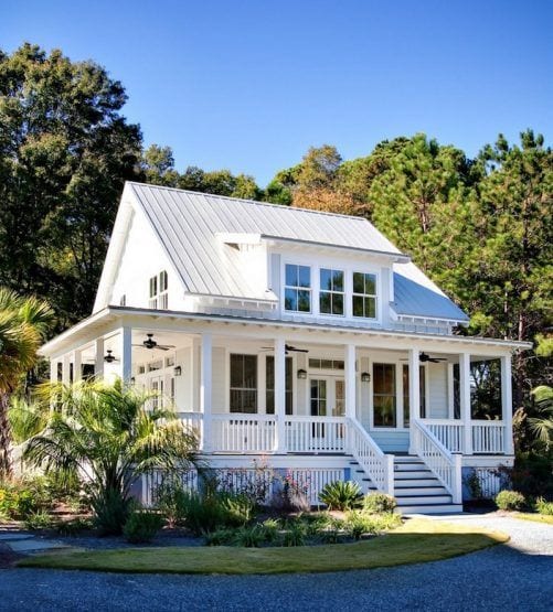 seaside farmhouse cottage exterior paint colors Laurel Home