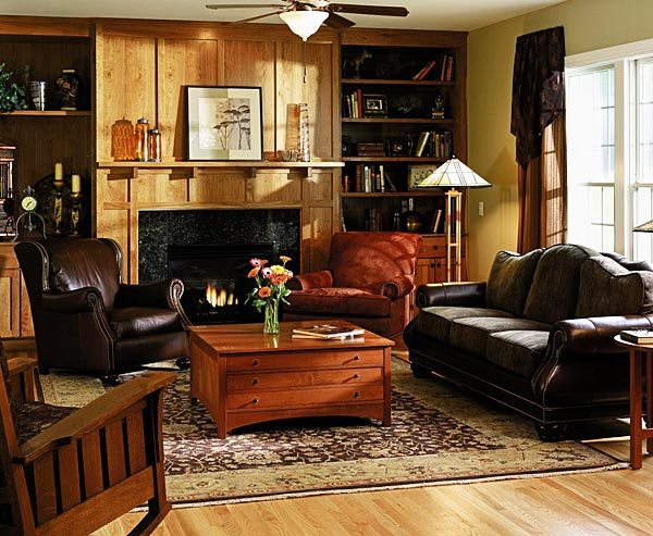 stickley-living room - not farmhouse style