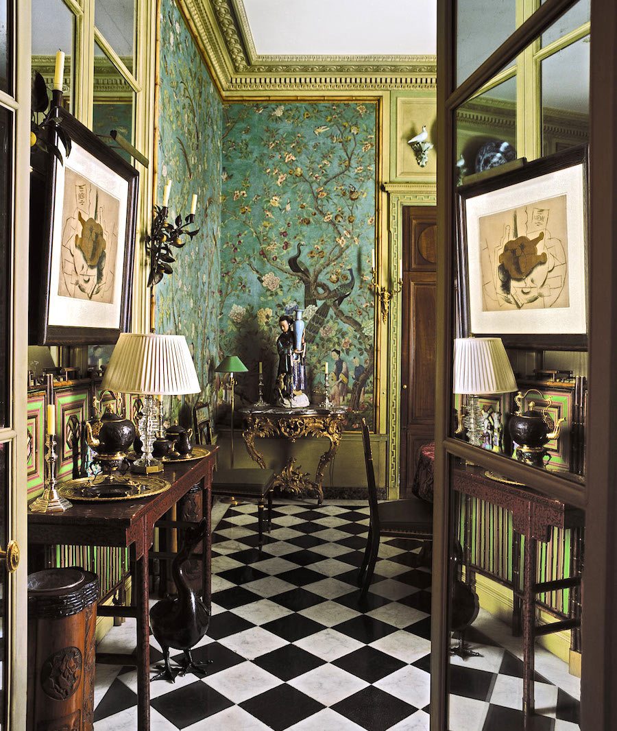 Graf - Paris apartment of Pierre Berge with gorgeous Chinoiserie ...