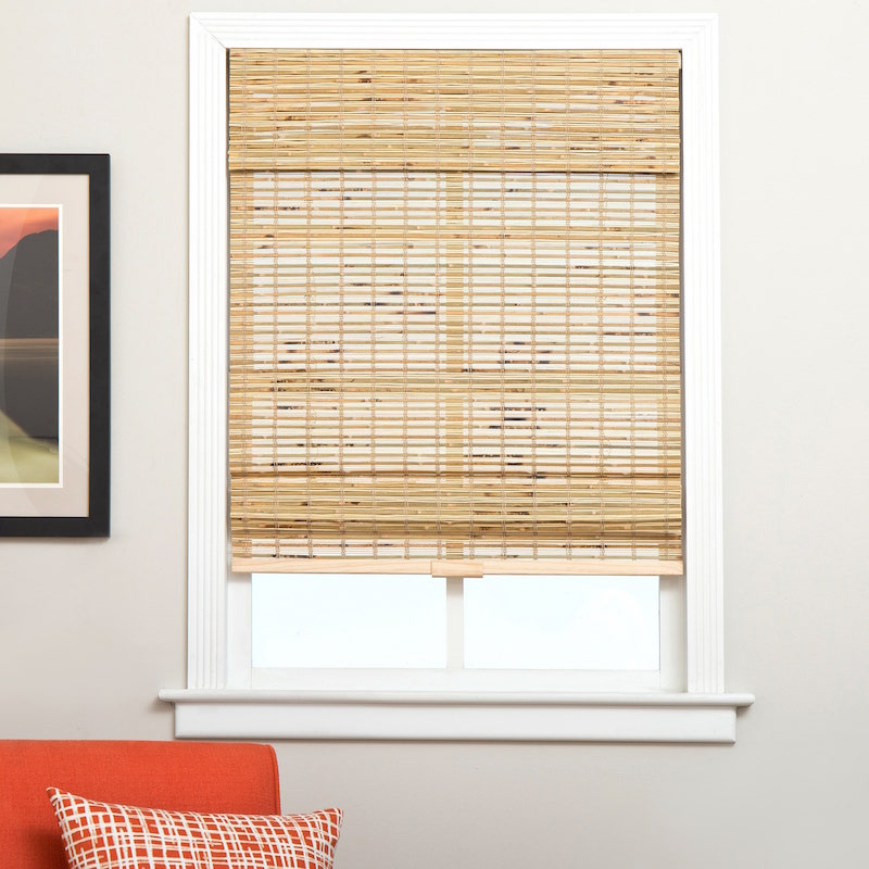 budget window treatments - woven wood blind