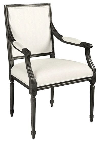 square back Louis XVI armchair-ballard designs