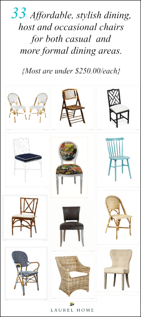 Some Of My Favorite Affordable Dining and Occasional Chairs | Laurel Home