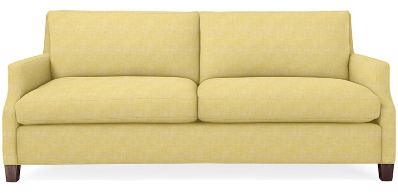 Grady sofa by Serena and Lily in lemon linen