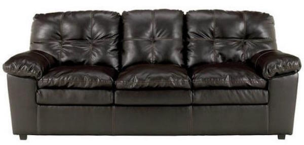 big black sofa