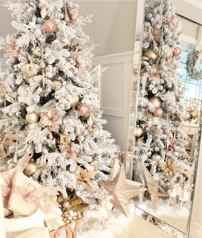 Elpetersondesign On Instagram Flocked Blush Christmas Tree Instagram Flocked Blush Christmas Tree
