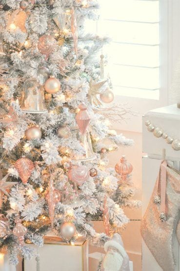 Pretty in Pink Christmas Tree. Okay, Fine. Rose Gold - Laurel Home