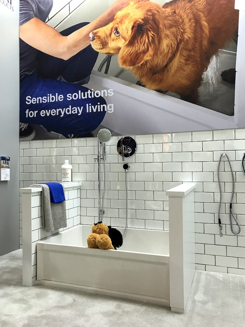 Fiat products doggie bath kbis 2018 kitchens and baths lixil brands
