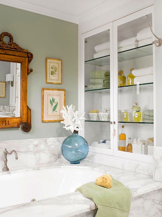 Finding Bathroom Storage For A Small Difficult Bathroom - Laurel Home