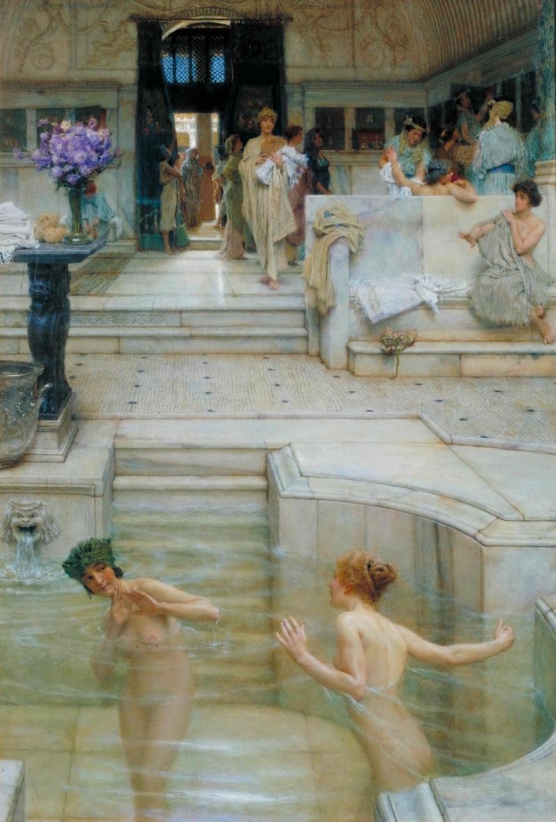 A Favourite Custom 1909 Sir Lawrence Alma-Tadema 1836-1912 Via Tate Gallery - Steam Therapy