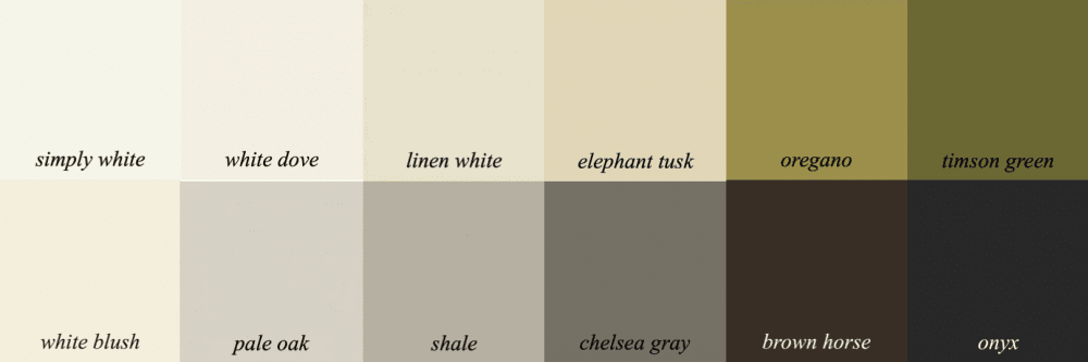 Simply White Paint Palette From The Laurel Home Collection