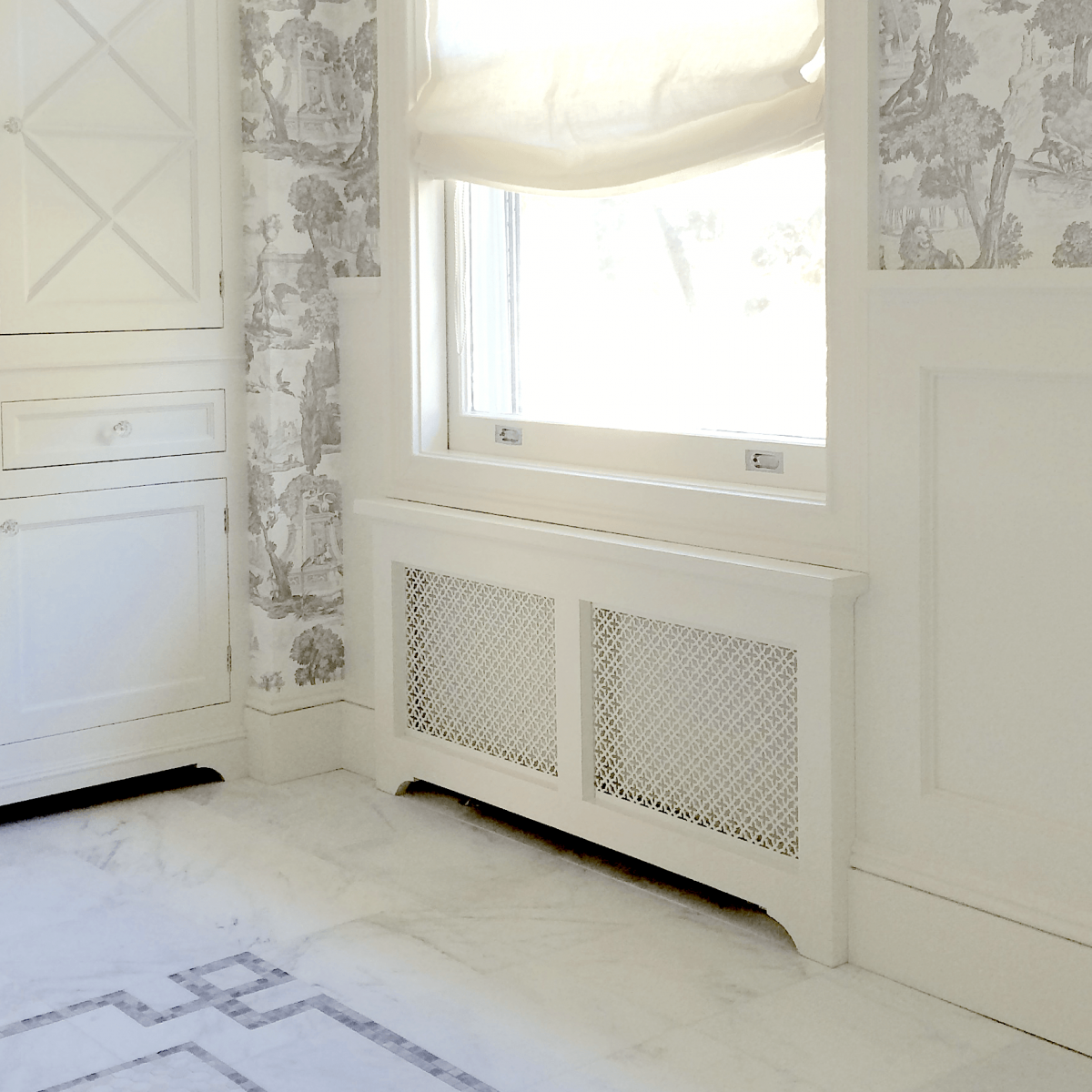 bronxville-bathroom-window radiator - Laurel Home