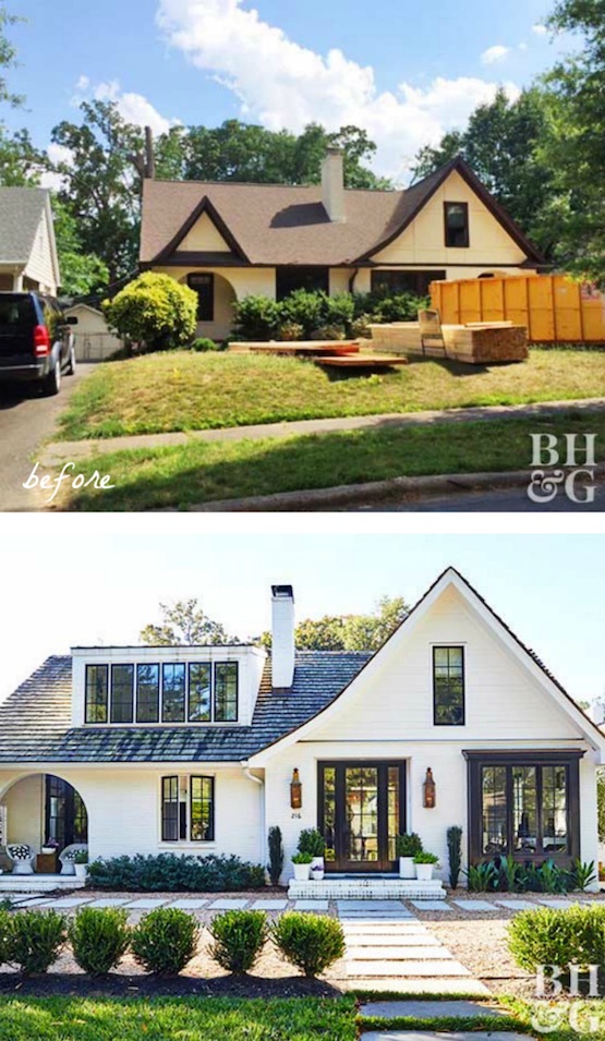 12 Amazingly Wonderful Exterior Home Makeovers - Laurel Home