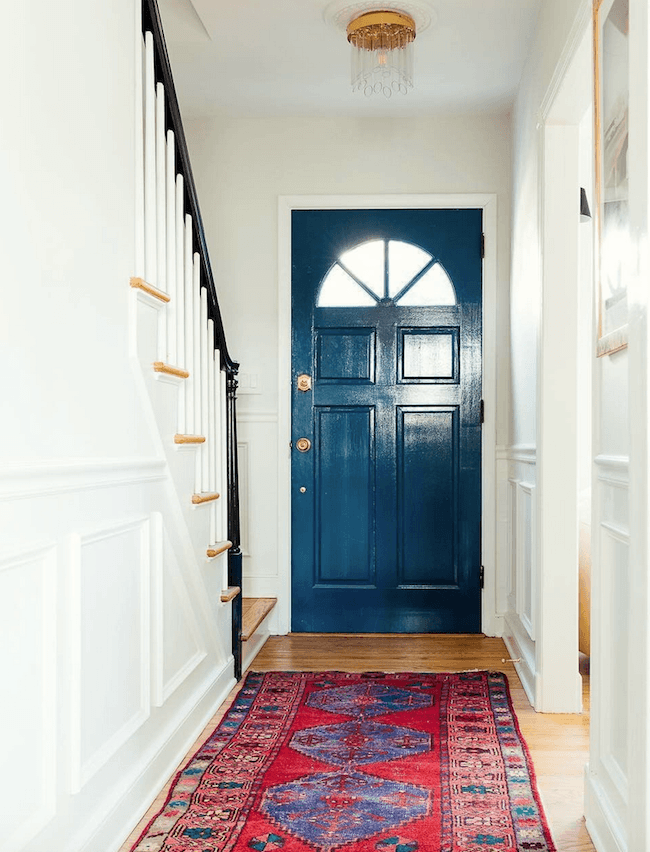 30 Astonishingly Beautiful And Best Front Door Colors Laurel Home - Blue Paint Front Doors