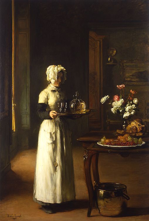 Joseph Bail, né à Limonest (Rhône) 1862- 1921 - "The serving Maid