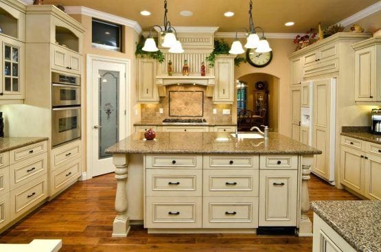 Ersatz French Country Kitchen, French Country White Cabinets