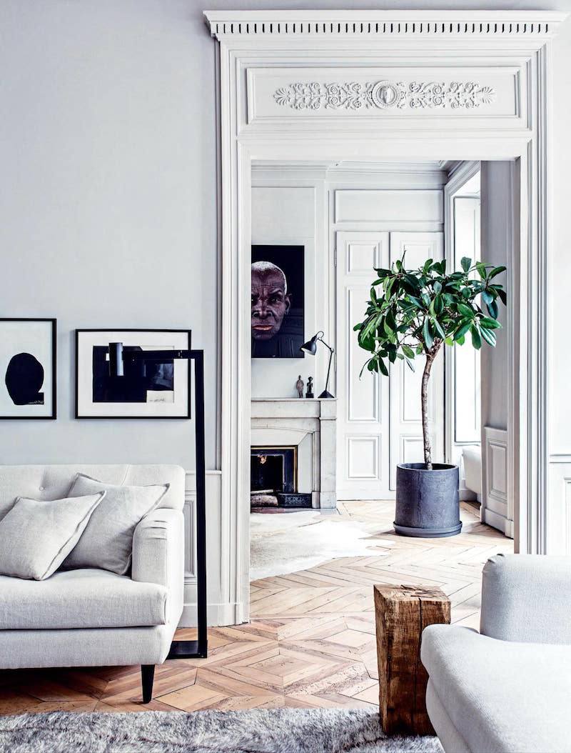 Vogue Living Magazine - beautiful Paris apartment overdoor