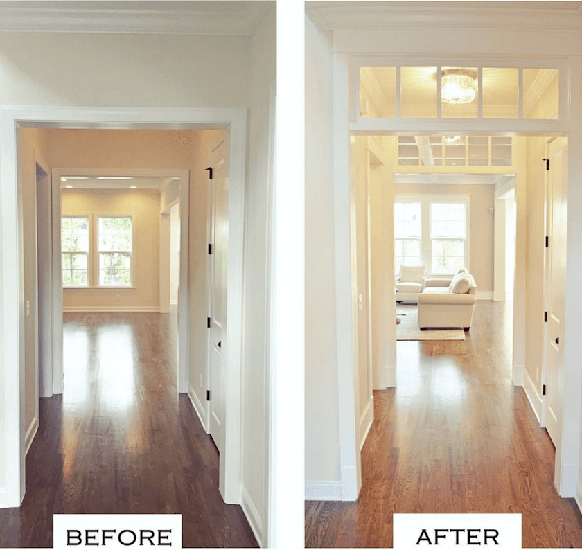 philip_or_flop on instagram - before and after transom window on instagram