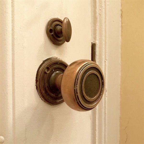 my antique brass door knob original 1920s apartment door knobs