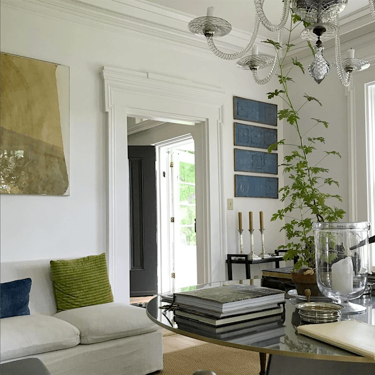 Gerald Bland Decor Not Greek Revival Architecture - stunning home, white walls