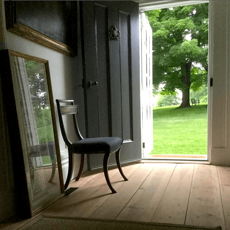 Gerald bland - black front door Regency or Directoire side chair
