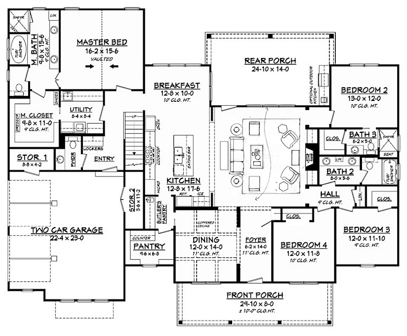 One Living Room Layout Seven Different Ways Laurel Home