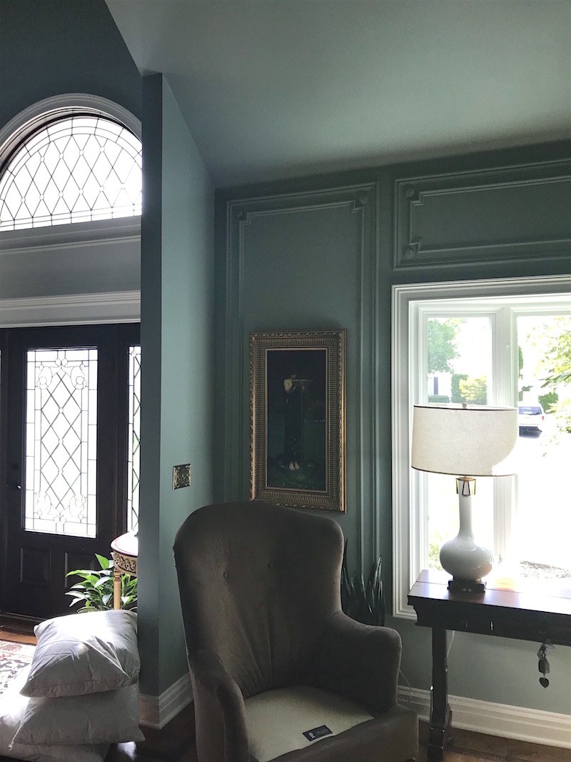 interior decorating lessons gorgeous entrance-Benjamin Moore Wythe Blue HC-143jpg