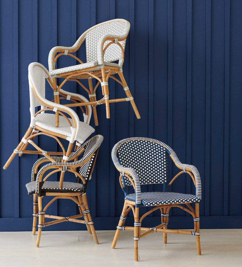 Serena and Lily Riviera collection stacked_chairs