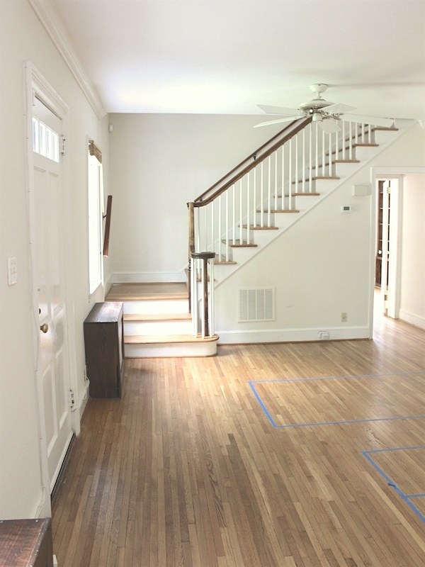 Blue Door living blog- no-foyer-entry-front-door-opens-directly-into-living-room