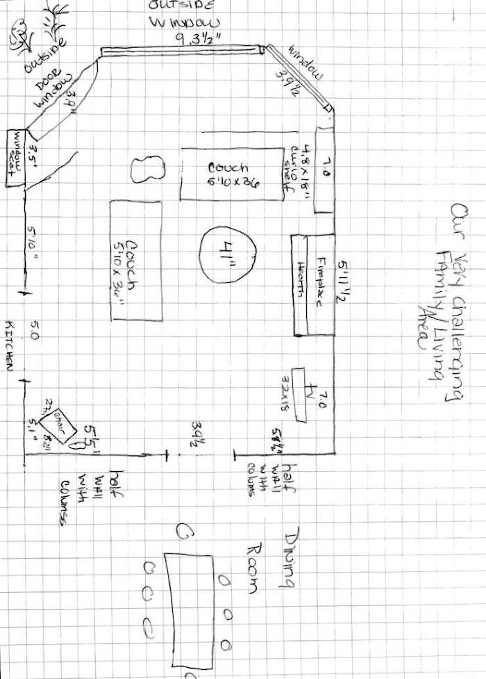 family room addition floor plan number 1