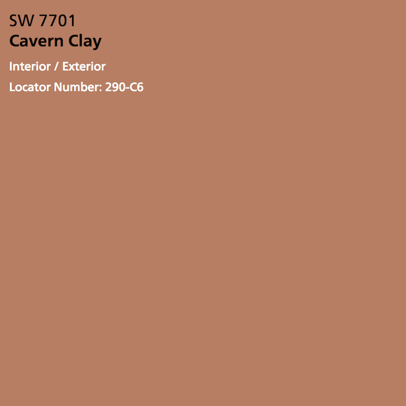 Sherwin-Williams Color Of The Year 2019 Cavern Clay - SW 7701