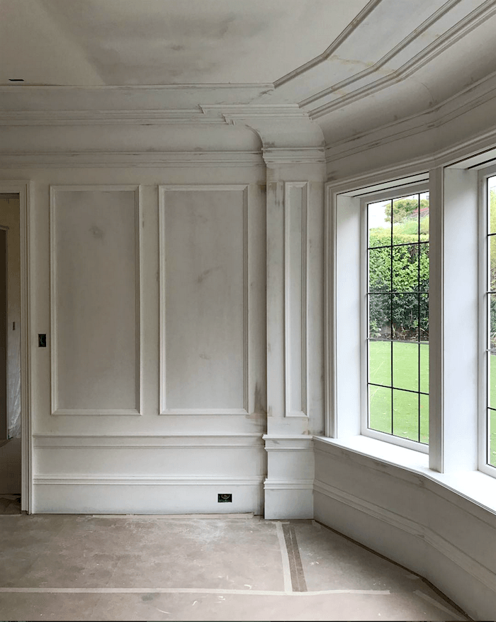 jessica Helgerson - instagram - beautiful mouldings - primed - Best Proportions for Interior Mouldings