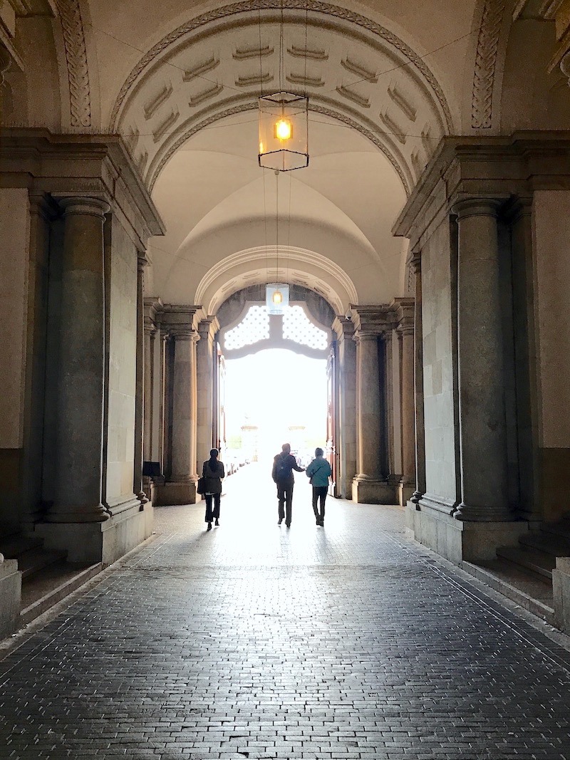 Christiansborg Palace, Copenhagen Denmark- entrance