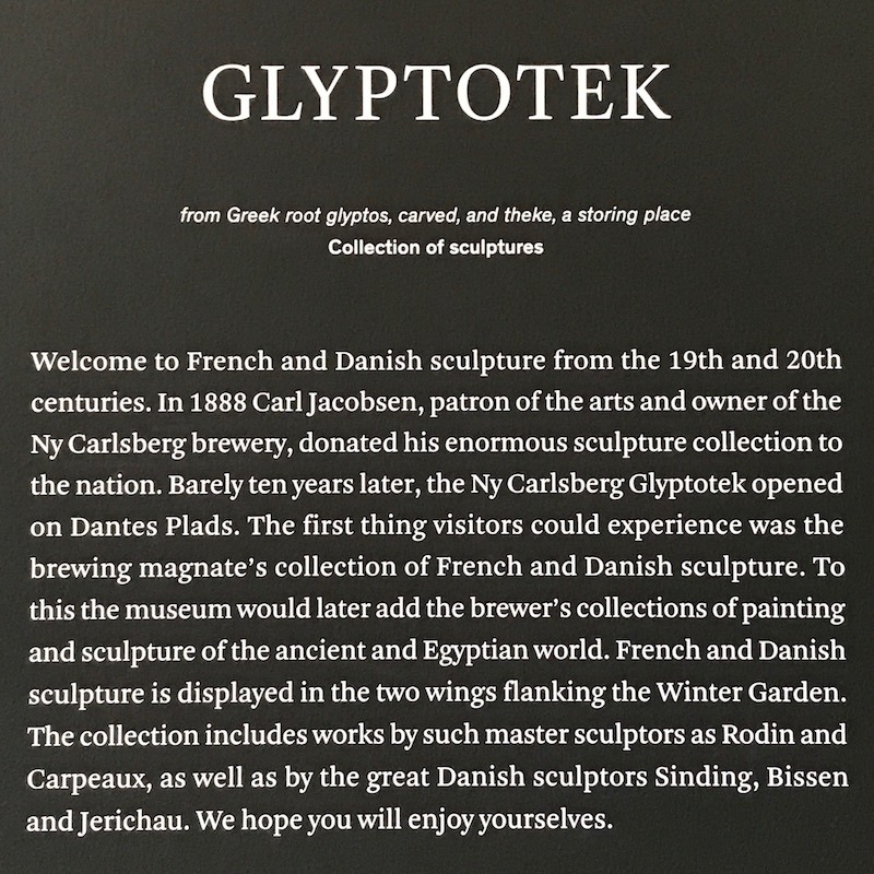 Glyptoteket Museum -New Carlsberg Museum - Copenhagen Denmark