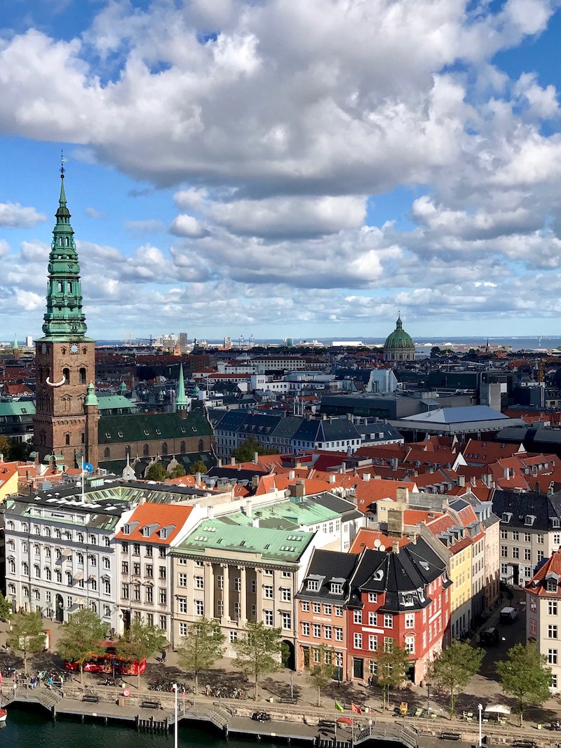 View from - the tower -Christiansborg Palace, Copenhagen Denmark