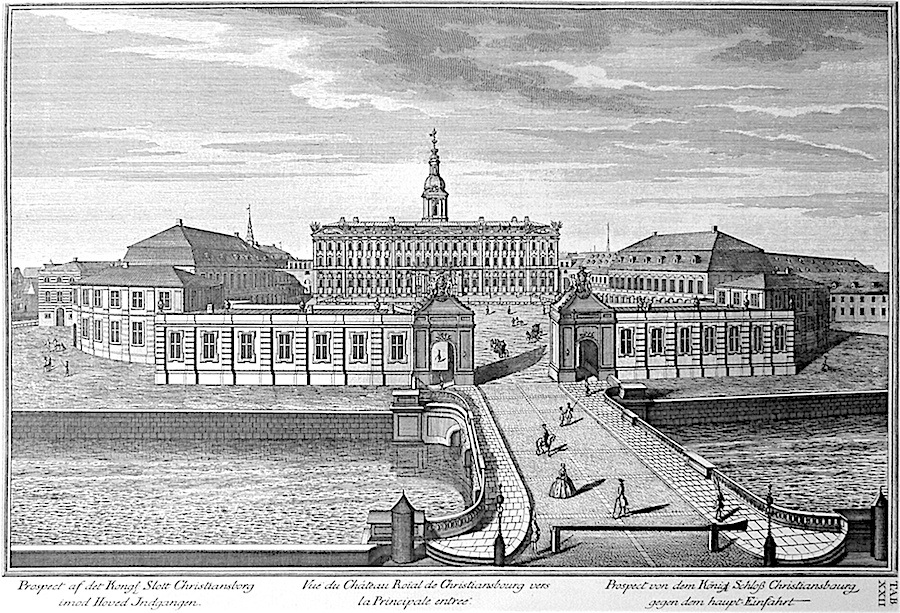 Christiansborg palace 1746-Den_danske_Vitruvius_