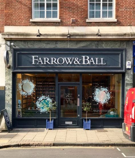 Farrow and Ball store - Cambridge, UK - Farrow and Ball paint colors 2018
