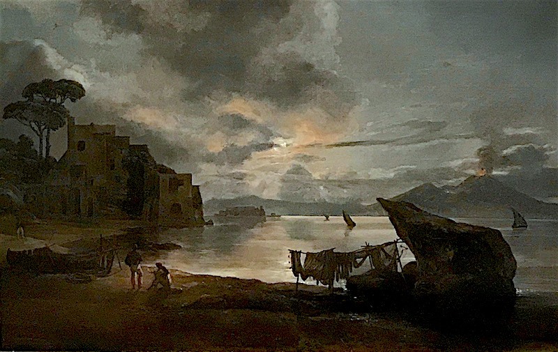 J.C. Dahl - The Bay At Naples oil on canvas - 1821 - Louisiana Museum