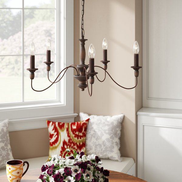 Three Posts on Wayfair $216 - Sarah+5-Light+Chandelier