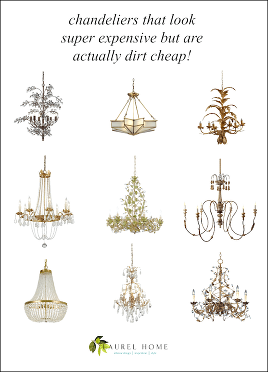 cheap chandeliers that look expensive